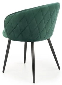 Étkezőszék CALMURE sötétzöld