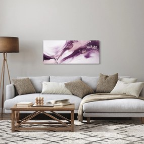 Kép - Lila folyadék művészet (120x50 cm)