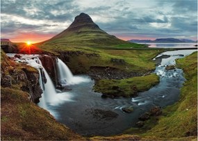 Kép - Kirkjufell naplementében (70x50 cm)