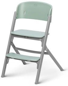 KINDERKRAFT SELECT-Gyermek étkezőszék LIVY Premium Olive zöld + nyugágy CALMEE