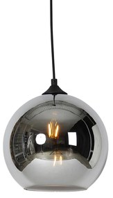 Art Deco lógólámpa fekete füstüveggel - Wallace