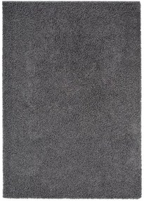 Shaggy szőnyeg Swirls Dark Grey 80x150 cm