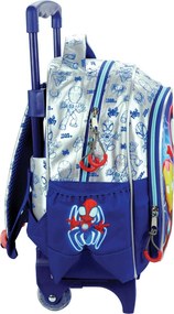 Pókember Spidey Glow gurulós ovis hátizsák, táska 30 cm