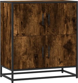 vidaXL komód füstölt tölgy 68x35x76 cm Gépelt fa
