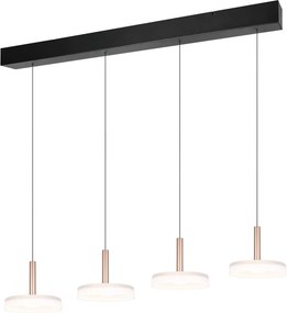 TRIO 354910465 CELESTE Modern Led Függesztett Lámpa Barna, Fekete LED IP20