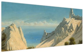 Kép - Georg Emil Libert, View of Sommerspiret, the Cliffs of Møn, reprodukciók (120x50 cm)