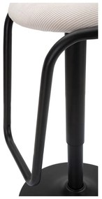 Fehér-fekete kárpitozott állítható magasságú bárszék (ülésmagasság 61 cm) Destiny – Mauro Ferretti