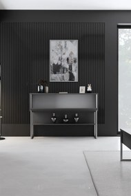 Komód Luxe - Silver, Anthracite