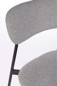 Szürke kárpitozott étkezőszék Inka – Yes Everyday