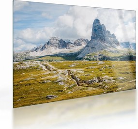 Kép - Olasz Dolomitok (üvegen) (70x50 cm)