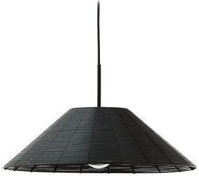 Fekete lámpabúra ø 50 cm Saranella – Kave Home