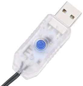 kék LED karácsonyfa 339 LED 187 cm