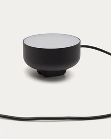 Fekete konnektorhoz csatlakoztatható fém LED dimmelhető fali lámpa Orey – Kave Home