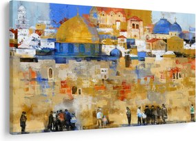 Kép - siratófal, Jerusalem, Israel (90x60 cm)