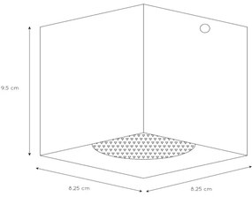 Lucide 09101/01/30 - Spotlámpa BODI 1xGU10/50W/230V