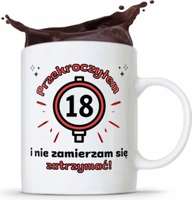 Bögre Tökéletes Ajándék Születésnapra 18 18-es 18-as évek fotónyomtatással