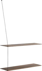 Polc "Stedge", 80 x 22 cm, 4 változat - Woud variáns: sötét tölgy