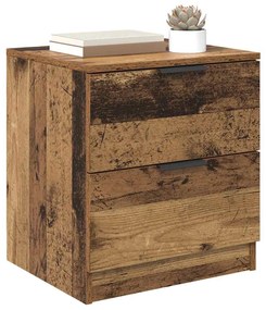 Éjjeliszekrény fiókkal 2 pcs Régi fa 45 x 39 x 50 cm Faanyag