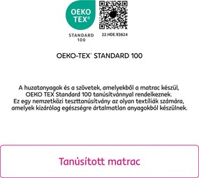 Matrac, habszivacs, 90x195, LEJSA