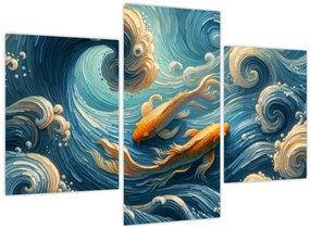 Kép - Aranyhalak (90x60 cm)