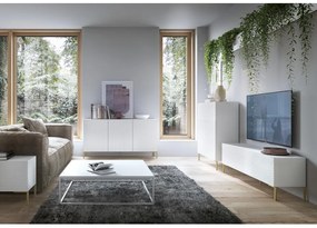 Éjjeliszekrény Lamellito L4  (fehér + arany). 1099059