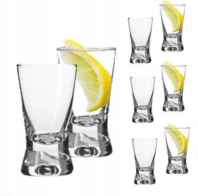 Vodka Poharak 6db 25ml X Tequili Crystaline Glass