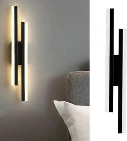 Delipop Fali lámpa 1800LM Modern fekete lámpa 3000K 40cm