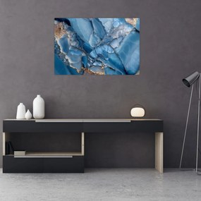 Kép - Kék tagolt márvány (90x60 cm)
