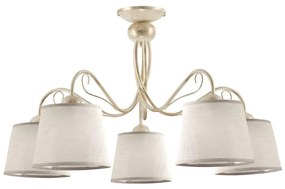 Jupiter 1358 - KM 5 PE - KAMELIA mennyezeti lámpa 5xE27/60W/230V