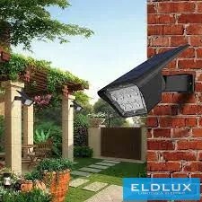 UNIVERSO Solar lámpa PIR 5V 2w 300lm 6500k IP65 fekete
