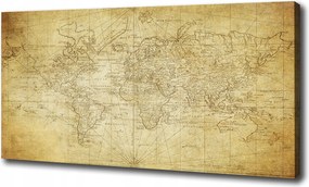 Vászonkép Régi világtérkép 100x70 cm