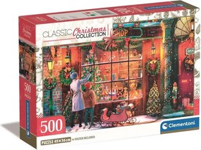 Karácsonyi Old Toy Shop 500 db-os puzzle Clementoni