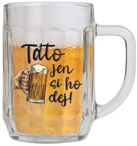 Bohemia Gifts Ajándék pohár - Apukának , 500 ml
