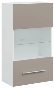 5 darabos TV-egység LED világítással kőszürke