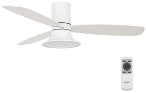 Lucci Air 210661-LED Dimmelhető ventilátor FLUSSO 1xGX53/18W/230V fa/fehér + távirányító