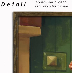 Fali Dekoráció keretezett MDF kép 856EVL1327