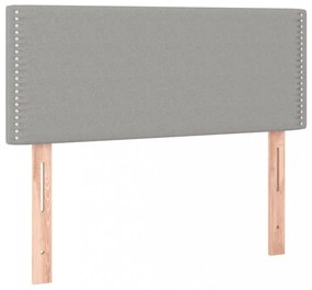 világosszürke szövet LED-es fejtámla 80 x 5 x 78/88 cm