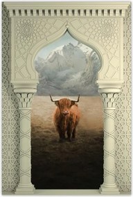 Poszter 60x90 Skót tehén szarvasmarha