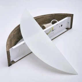 Brilagi - LED fali lámpa CARVALHO 1xE27/60W/230V tölgy-dió