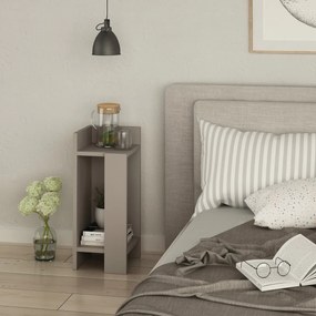 Éjjeliszekrény Elos balra Light Mokka
