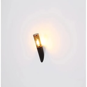 Globo 3157BC - Kültéri fali lámpa BOSTON 1xE27/23W/230V IP44 fekete/réz