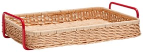 Rattan szervírozó tálca 27x42 cm Splint – Hübsch