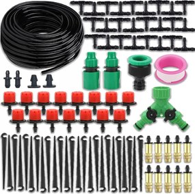 Öntözőrendszer 25M Öntöző Szett Kerti Gyep Locsoló