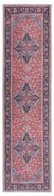 Borvörös mosható futószőnyeg újrahasznosított szálkeverékből 60x230 cm Windsor – Flair Rugs