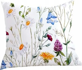 Szatén párnahuzat 40x40 szaténLove 1554-1 mezei virágok