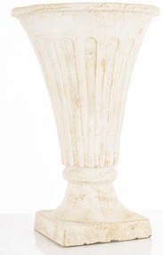 Evora design Váza cement bézs 32x21x21 cm