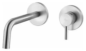 Paffoni - LIGHT rejtett beépítésű mosdócsaptelep, rozsdamentes acél