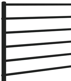 fekete fém fejtámla 150 cm