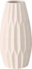 Kerámia Váza Matt 26 CM Átmérő 11 CM Vízálló Bézs