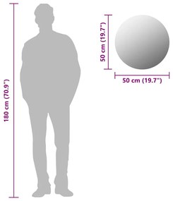 kör alakú tükör 50 cm